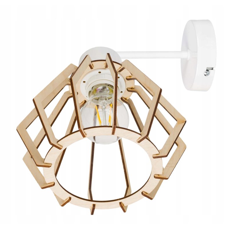 LAMPA KINKIET E27 ścienny stały loft drew BRYLANT
