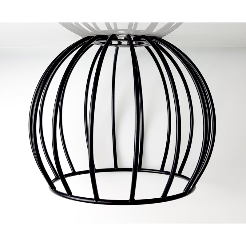 LAMPA KINKIET E27 ścienny stały loft drut KULA