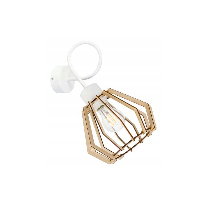 LAMPA KINKIET E27 ścienny stały loft drew BRYLANT