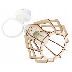 LAMPA KINKIET E27 ścienny stały loft drew BRYLANT