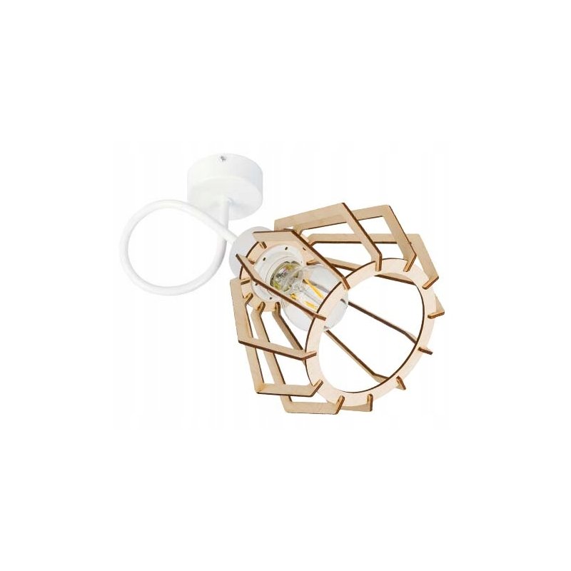 LAMPA KINKIET E27 ścienny stały loft drew BRYLANT