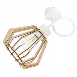 LAMPA KINKIET E27 ścienny stały loft drew BRYLANT