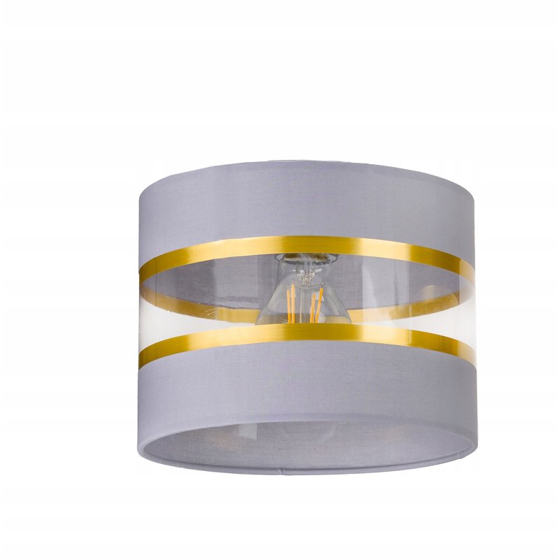 LAMPA KINKIET ścienny STAŁY E27 Abażur paski 20cm