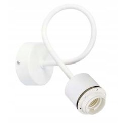 LAMPA KINKIET ścienny STAŁY E27 Abażur paski 20cm
