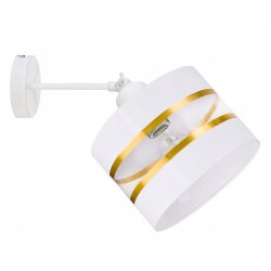 LAMPA KINKIET ścienny regulowany LOFT ABAŻUR 20cm