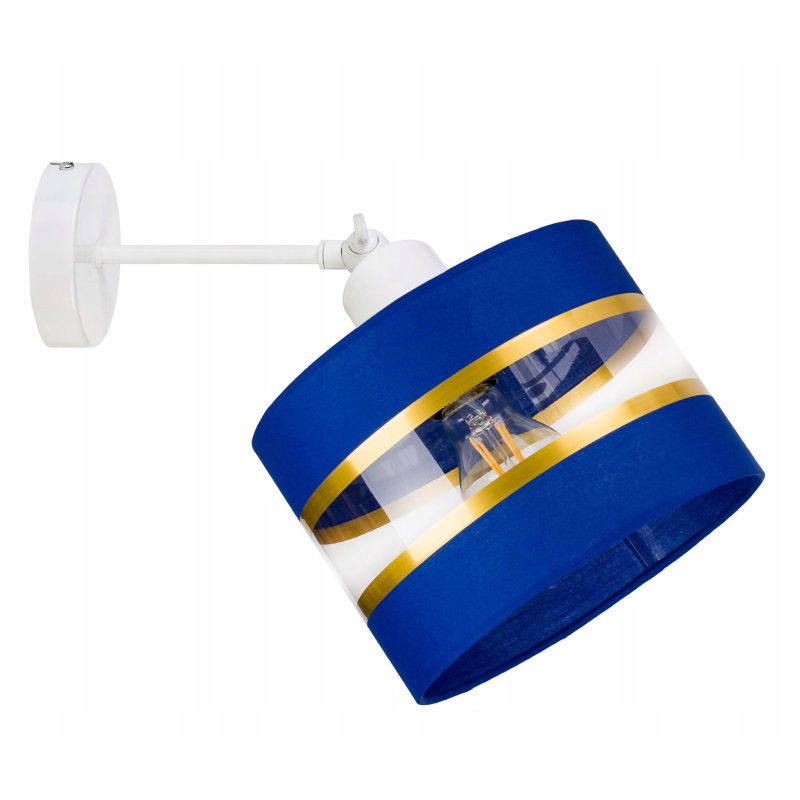 LAMPA KINKIET ścienny regulowany LOFT ABAŻUR 20cm