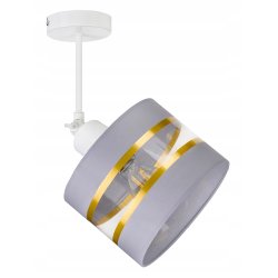 LAMPA KINKIET ścienny regulowany LOFT ABAŻUR 20cm