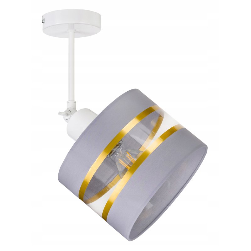 LAMPA KINKIET ścienny regulowany LOFT ABAŻUR 20cm