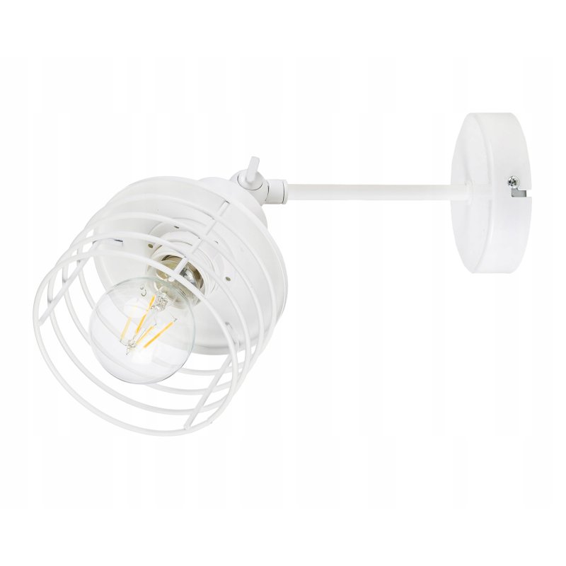 LAMPA KINKIET ŚCIENNY regulowany loft SPRĘŻYNA