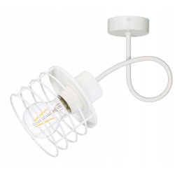 LAMPA KINKIET E27 ścienny stały loft drut SPRĘŻYNA