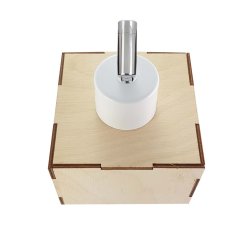 LAMPA KINKIET ścienny ruchomy loft drewno kubek 1