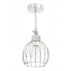 LAMPA KINKIET ścienny ruch loft drut na E27 chrom