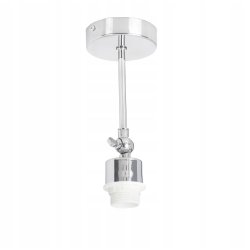LAMPA KINKIET ścienny ruch loft drut na E27 chrom