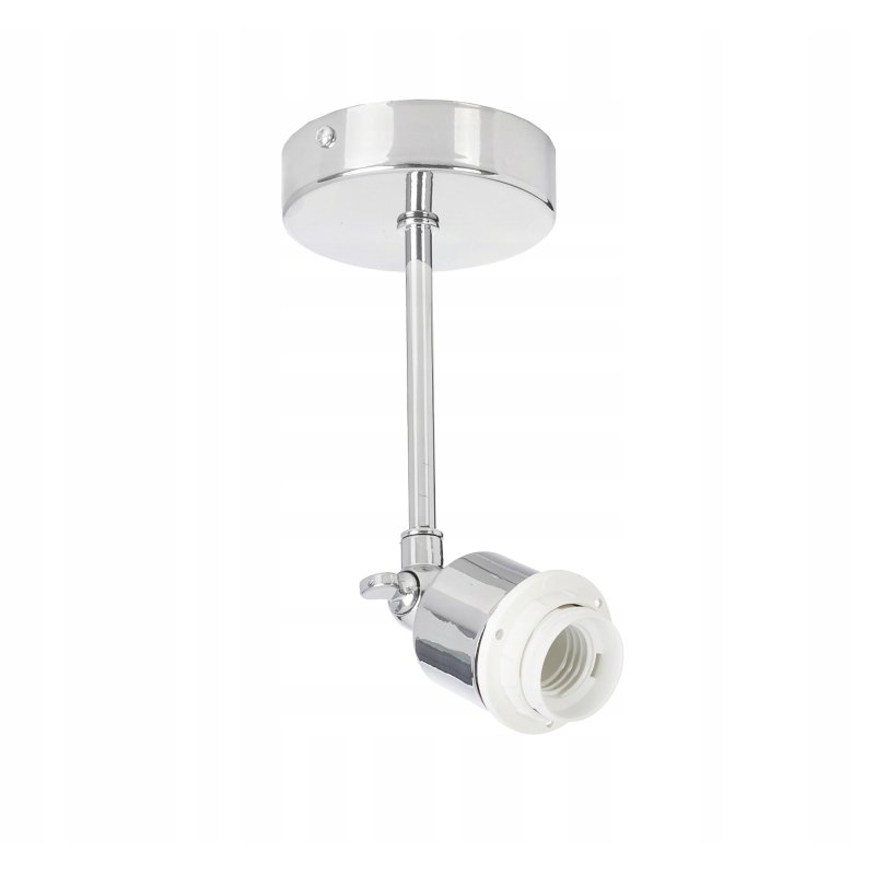 LAMPA KINKIET ścienny ruch loft drut na E27 chrom
