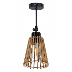 LAMPA kinkiet E27 ścienny ruch loft Drewno eko