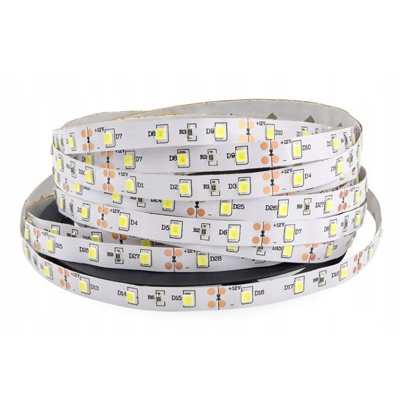 MOCNA 8W/m Taśma LED PREMIUM 2835 300 NW IP20 5m