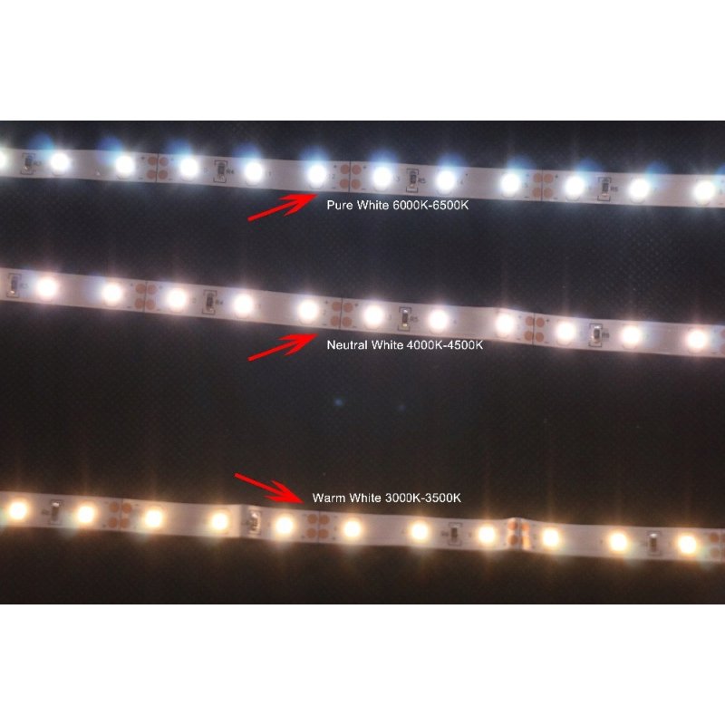 MOCNA 8W/m Taśma LED PREMIUM 2835 300 NW IP20 5m