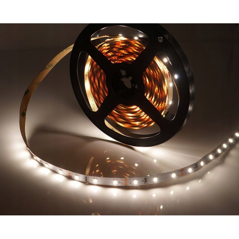 MOCNA 8W/m Taśma LED PREMIUM 2835 300 NW IP20 5m