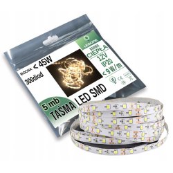 MOCNA 9W/m Taśma LED PREMIUM 2835 300 IP20 WW 5m