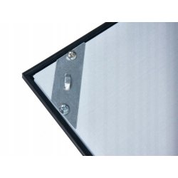 Panel kaseton lampa LED 40W CCD 60x60 oprawa natynkowa barwa NW czarny PCV