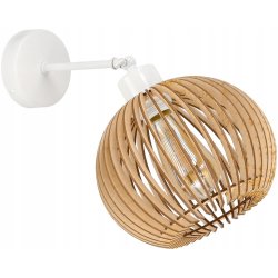 LAMPA KINKIET na E27 ścienny ruch loft KULA Drewno