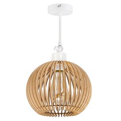 LAMPA KINKIET na E27 ścienny ruch loft KULA Drewno