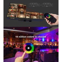 PILOT 4-strefowy MiLight FUT096B taśm LED RGB RGBW