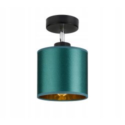 LAMPA KINKIET ścienny regulowany LOFT ABAŻUR złoty