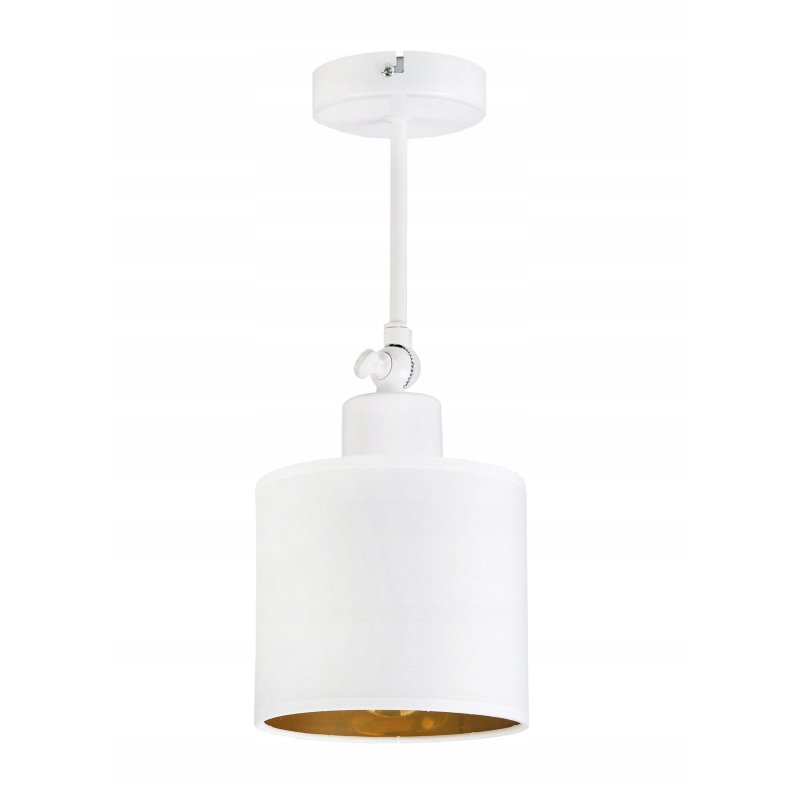 LAMPA KINKIET ścienny regulowany LOFT abażur złoty