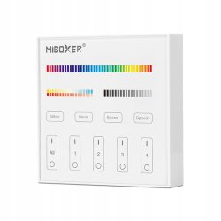 Pilot Panel Milight B4 RGB CCT RGBW 4-strefy AAA