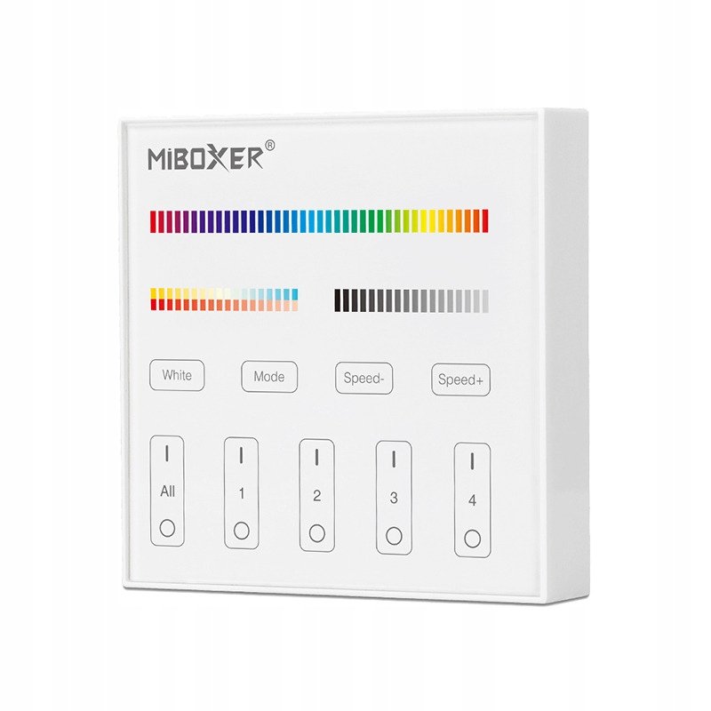 Pilot Panel Milight B4 RGB CCT RGBW 4-strefy AAA