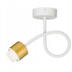 LAMPA KINKIET E27 żyrandol stały loft matal złoty