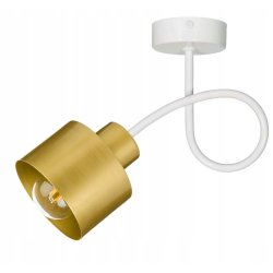 LAMPA KINKIET E27 żyrandol stały loft matal złoty
