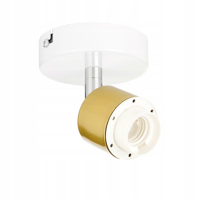 LAMPA KINKIET ścienny regulowany loft metal złoty