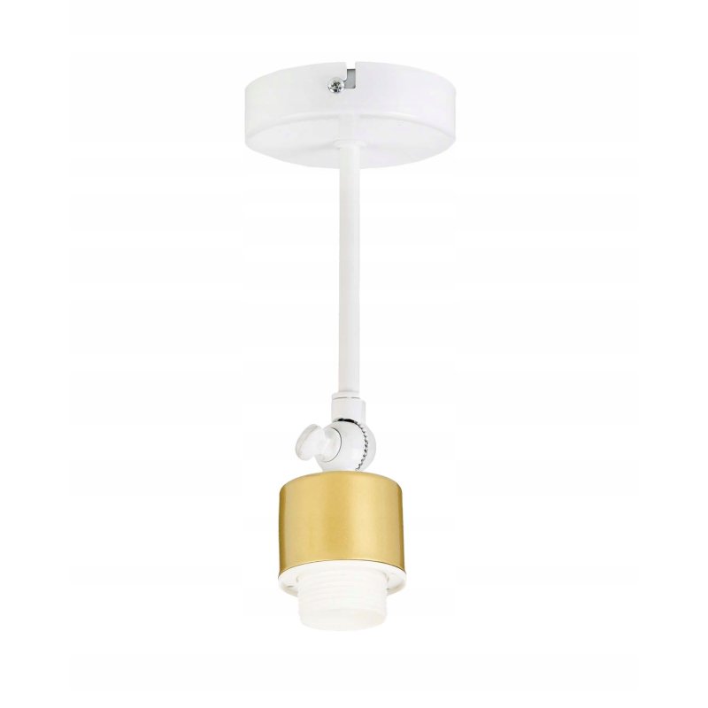 LAMPA KINKIET ścienny regulowany loft drut złoty 1