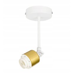 LAMPA KINKIET ścienny regulowany loft drut złoty 1