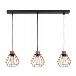 Lampa wisząca zwis żyrandol sufiowa loft brylant 3