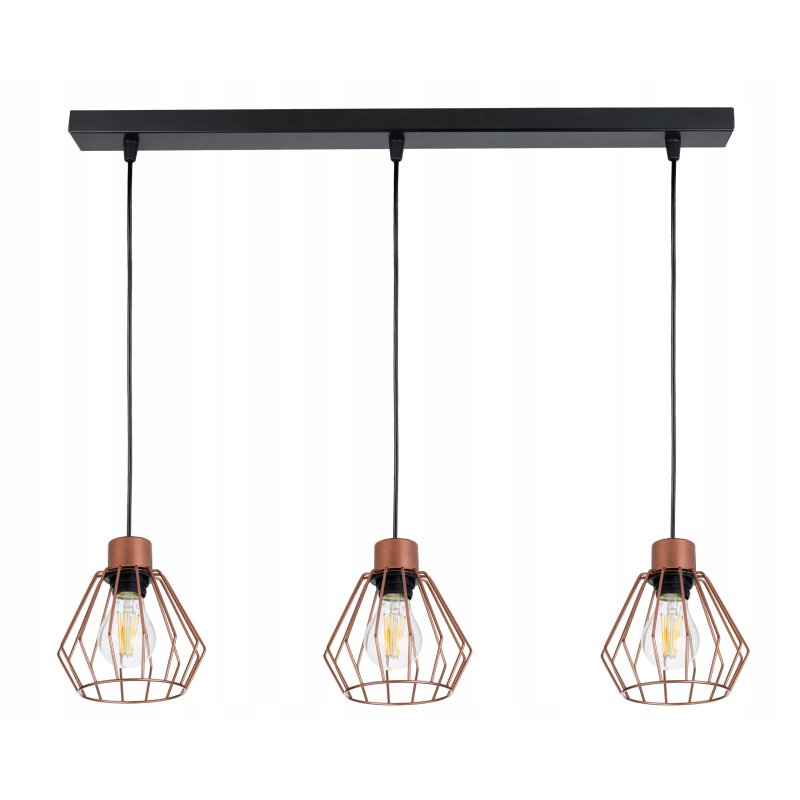Lampa wisząca zwis żyrandol sufiowa loft brylant 3