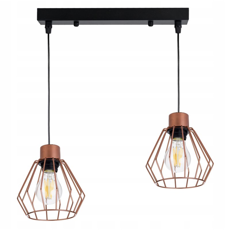 Lampa wisząca zwis żyrandol sufiowa loft brylant 2