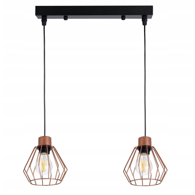Lampa wisząca zwis żyrandol sufiowa loft brylant 2