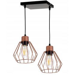 Lampa wisząca zwis żyrandol sufiowa loft brylant 2