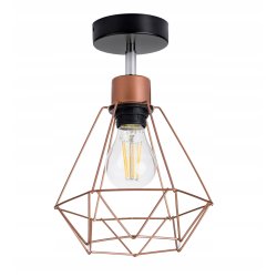 lampa kinkiet ścienny regulowany loft drut diament