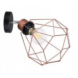 lampa kinkiet ścienny regulowany loft drut diament