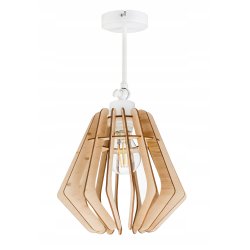 Lampa kinkiet E27 ścienny ruch loft Drewno na E27