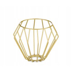Lampa kinkiet E27 żyrandol stały kręcony loft drut brylant złoty na 1 x E27