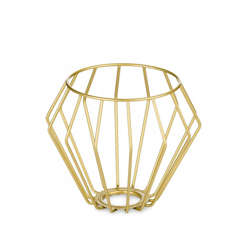 Lampa kinkiet E27 żyrandol stały kręcony loft drut brylant złoty na 1 x E27