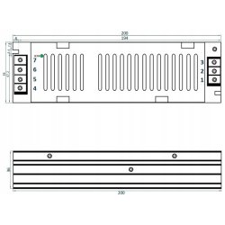ZASILACZ PREMIUM modułowy 12V 12,5A 150W montażowy slim IP20 CCTV taśm LED
