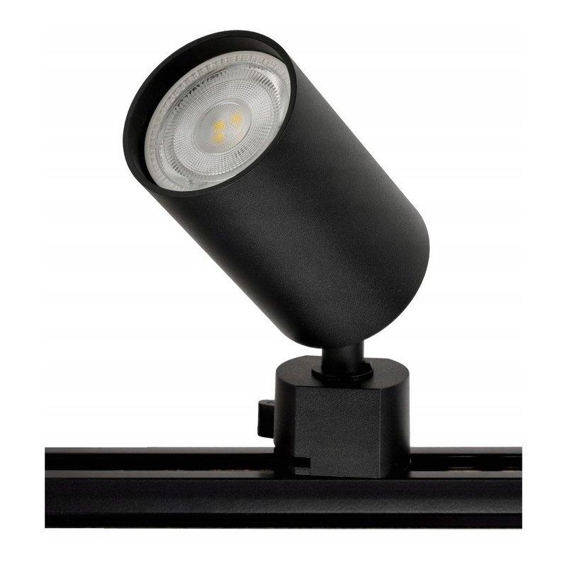 Zestaw 8x SPOT lampa GU10 na szynę 1f SZYNOPRZEWÓD szyna 2m + 2m + narożnik