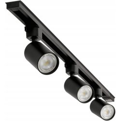 Zestaw 8x SPOT lampa GU10 na szynę 1f SZYNOPRZEWÓD szyna 2m + 2m + narożnik
