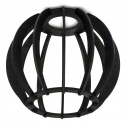 LAMPA KINKIET czarny na 1x E27 ścienny regulowany loft KULA Drewno czarne